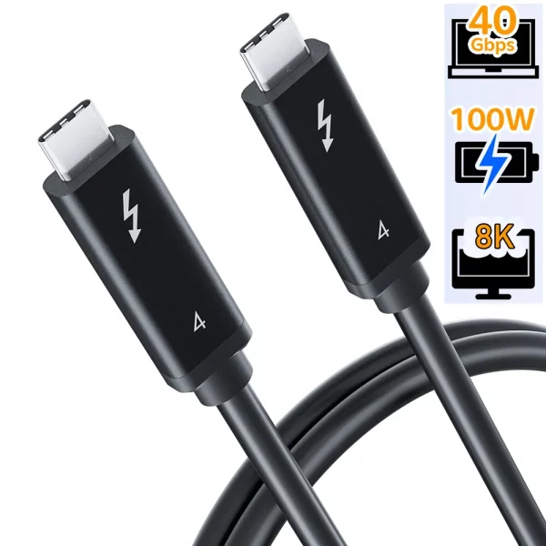 Thunderbolt 4 Cable 1 Metre 40 GBPS