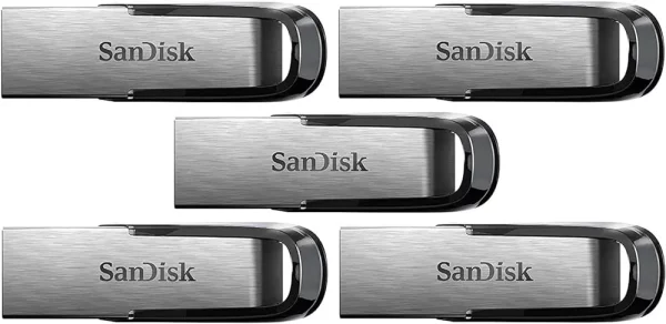 SANDISK Clé USB Ultra Flair - 128Gb - 3.0 - Gris