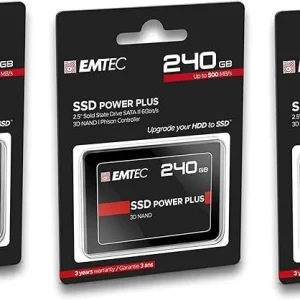 EMTEC SSD interne X150 240 Go, noir