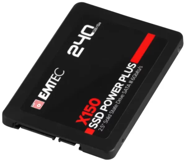 EMTEC SSD interne X150 240 Go, noir