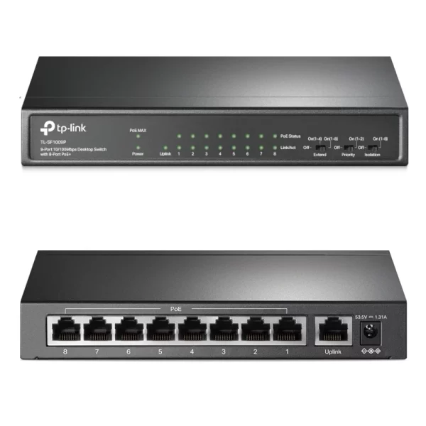 TP-Link TL-SF1009P 9 ports 10/100 Mbps