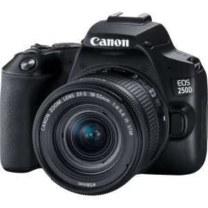 Canon EOS 250D avec objectif EF-S 18-55mm f/4-5.6 IS STM