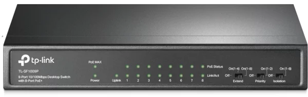 TP-Link TL-SF1009P 9 ports 10/100 Mbps