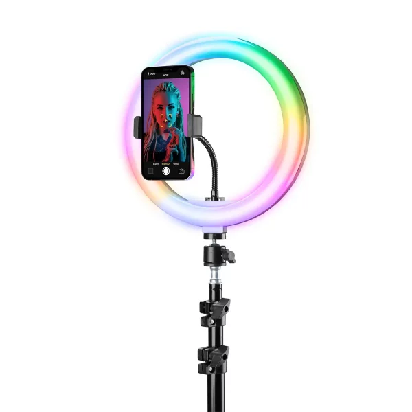 Selfie Ring Pro Multicolor – Universale